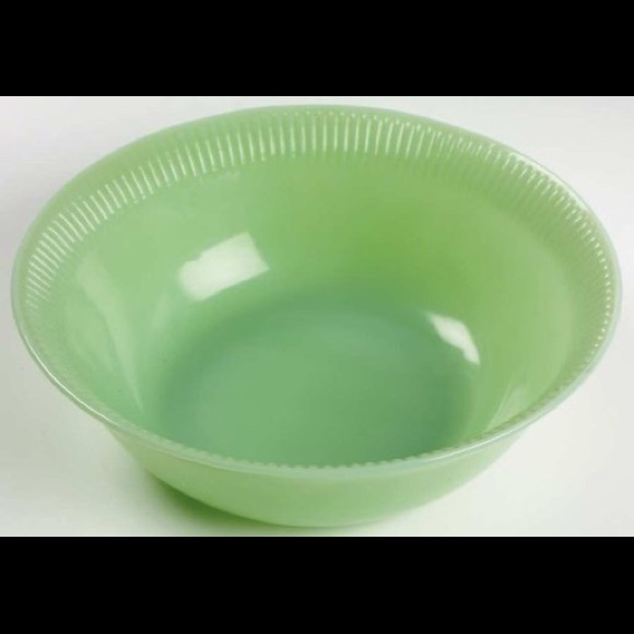 Fire King Jadeite Jane Ray Cereal Bowl (1) - Picture 3 of 7
